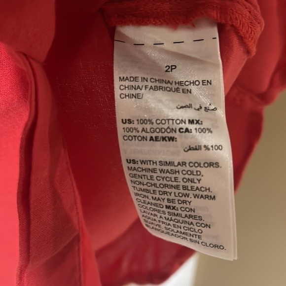 Chico’s Womens 3/4 Sleeves Length Button Down Blouse Sz 2P, Very Good Co… - Picture 7 of 8